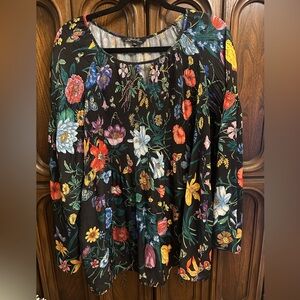 Charlie B Multicolor Pleated Top